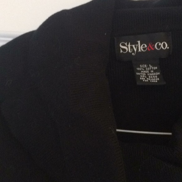 Black cowl neck sweater size L - Picture 4 of 5